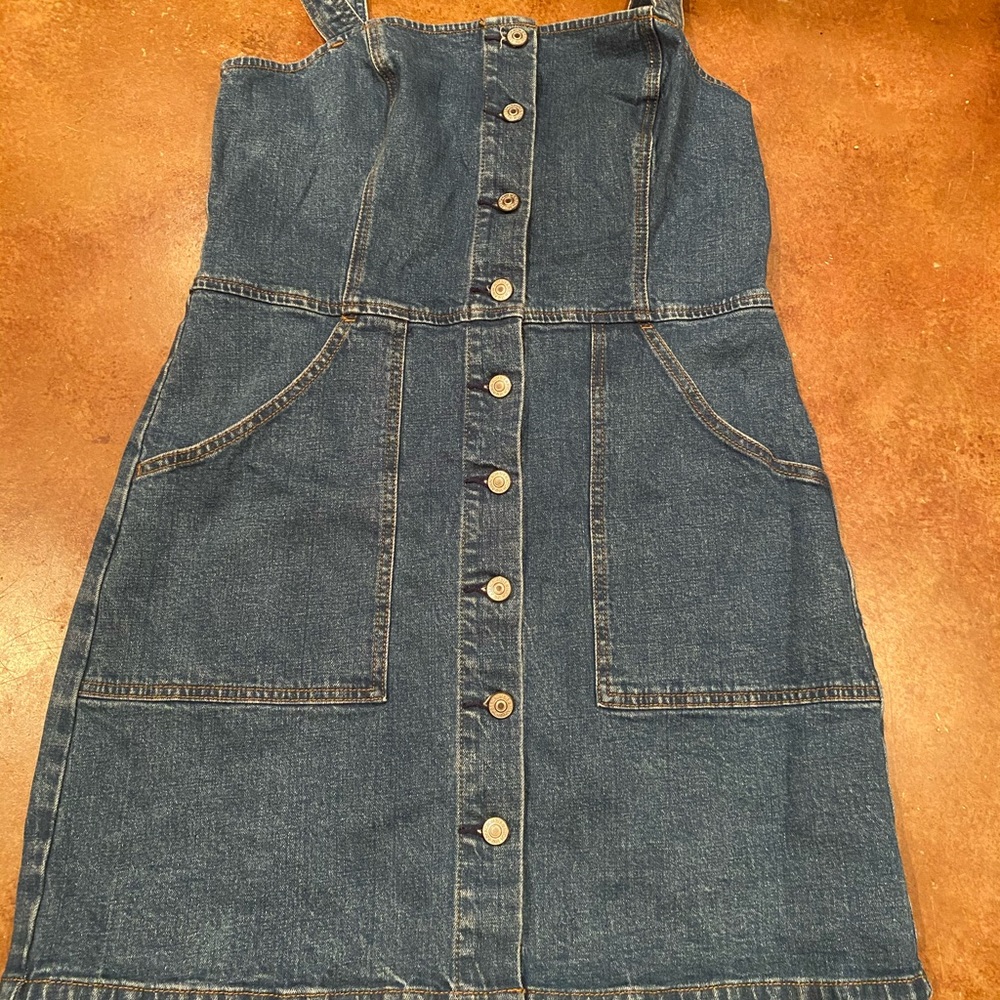 Abercrombie button up denim dress